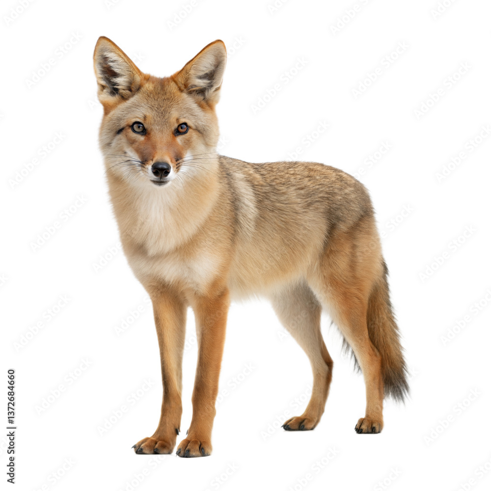 Fototapeta premium Golden Jackal AI Generated Image