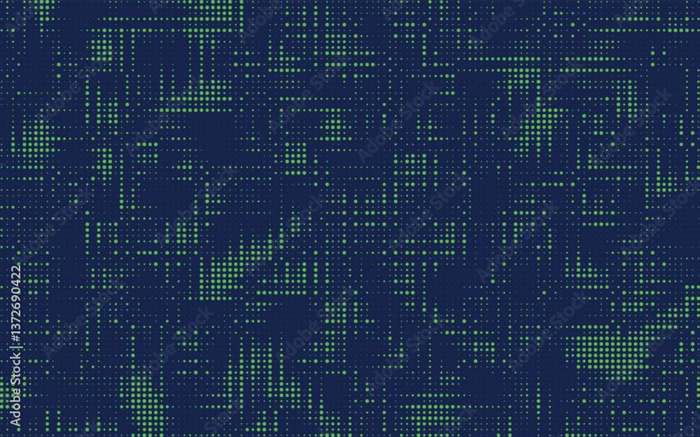 Obraz premium Halftone background vector, abstract backdrop design with two tone pattern and copy space for edit your content. Vector Illustration. 