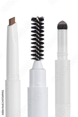 cosmetic brush isolated on white