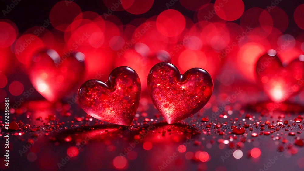 lots of shiny hearts as background for valentine's day lots of shiny hearts as background for valentine's day