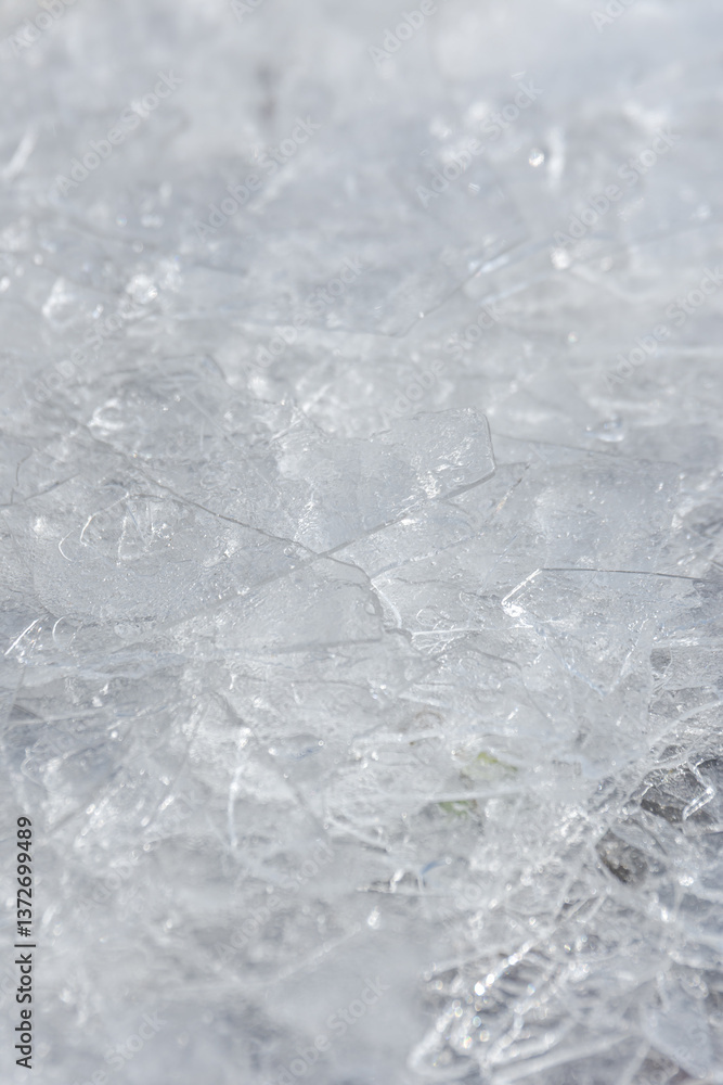 Fototapeta premium 板氷のテクスチャ 