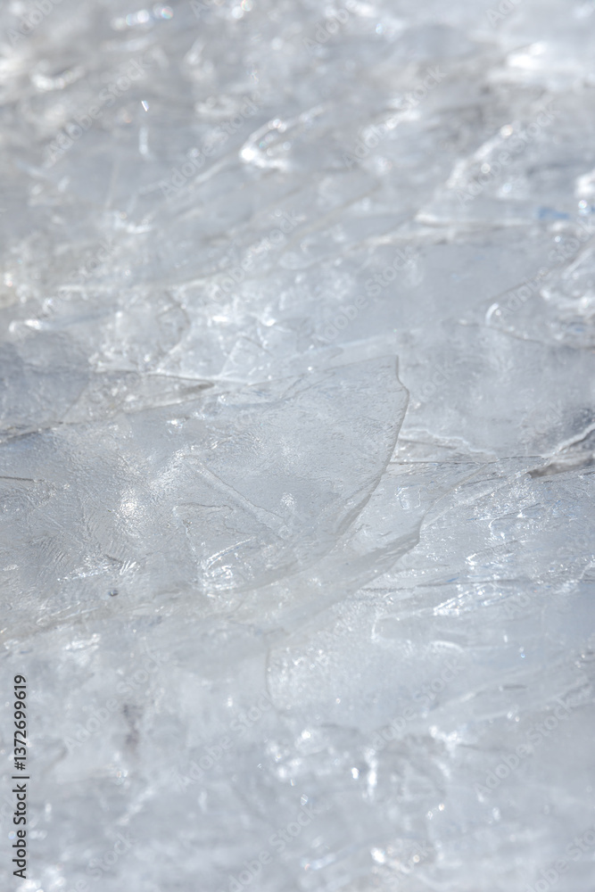 Obraz premium 板氷のテクスチャ 