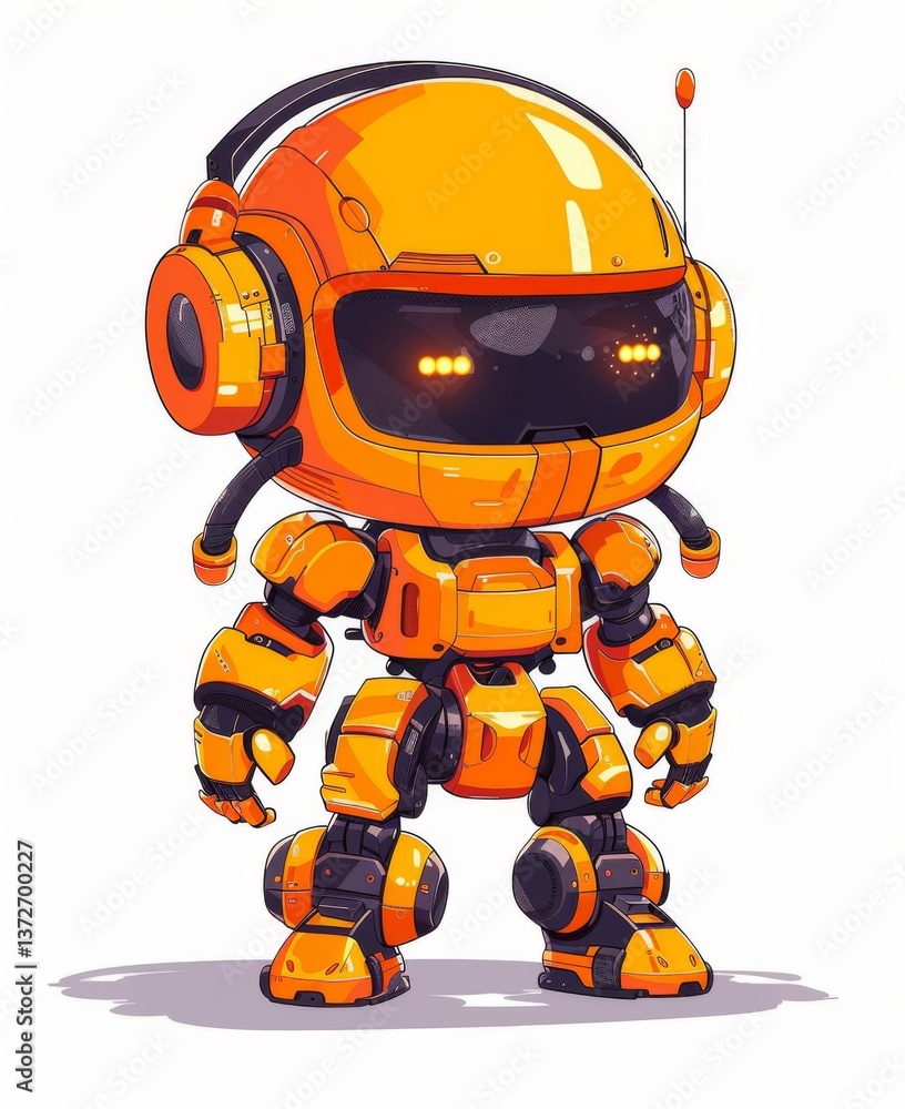 Mechanical creature cuteness Industrial paintings blended with desertpunk in vivid vector design Mechanical creature cuteness Industrial paintings blended with desertpunk in vivid vector design