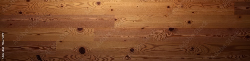 Fototapeta premium Smooth, medium brown wood surface, subtle grain, subtle, brown background