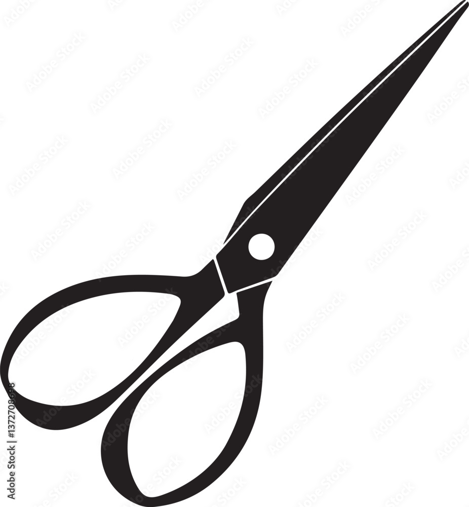 Scissor Silhouette Vector Art illustration Scissor Silhouette Vector Art illustration