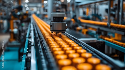 Wallpaper Mural Advanced robotics in manufacturing and automation. Torontodigital.ca