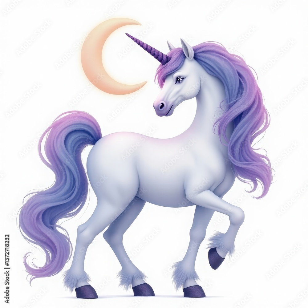 Naklejka premium magical unicorn