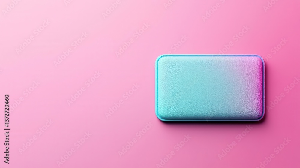 A digital wallet rendered with futuristic acrylic shapes and colorful gradients A digital wallet rendered with futuristic acrylic shapes and colorful gradients