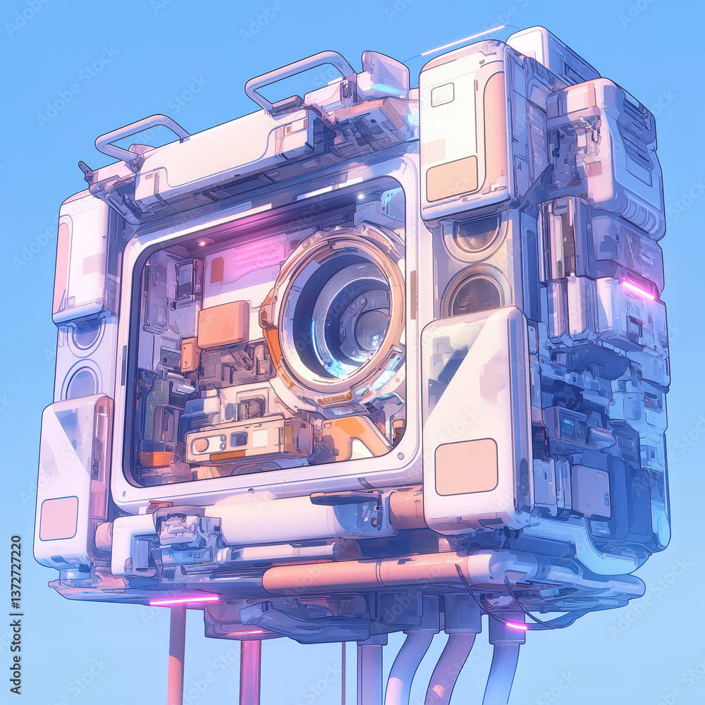 Fototapeta premium Futuristic Megastructure