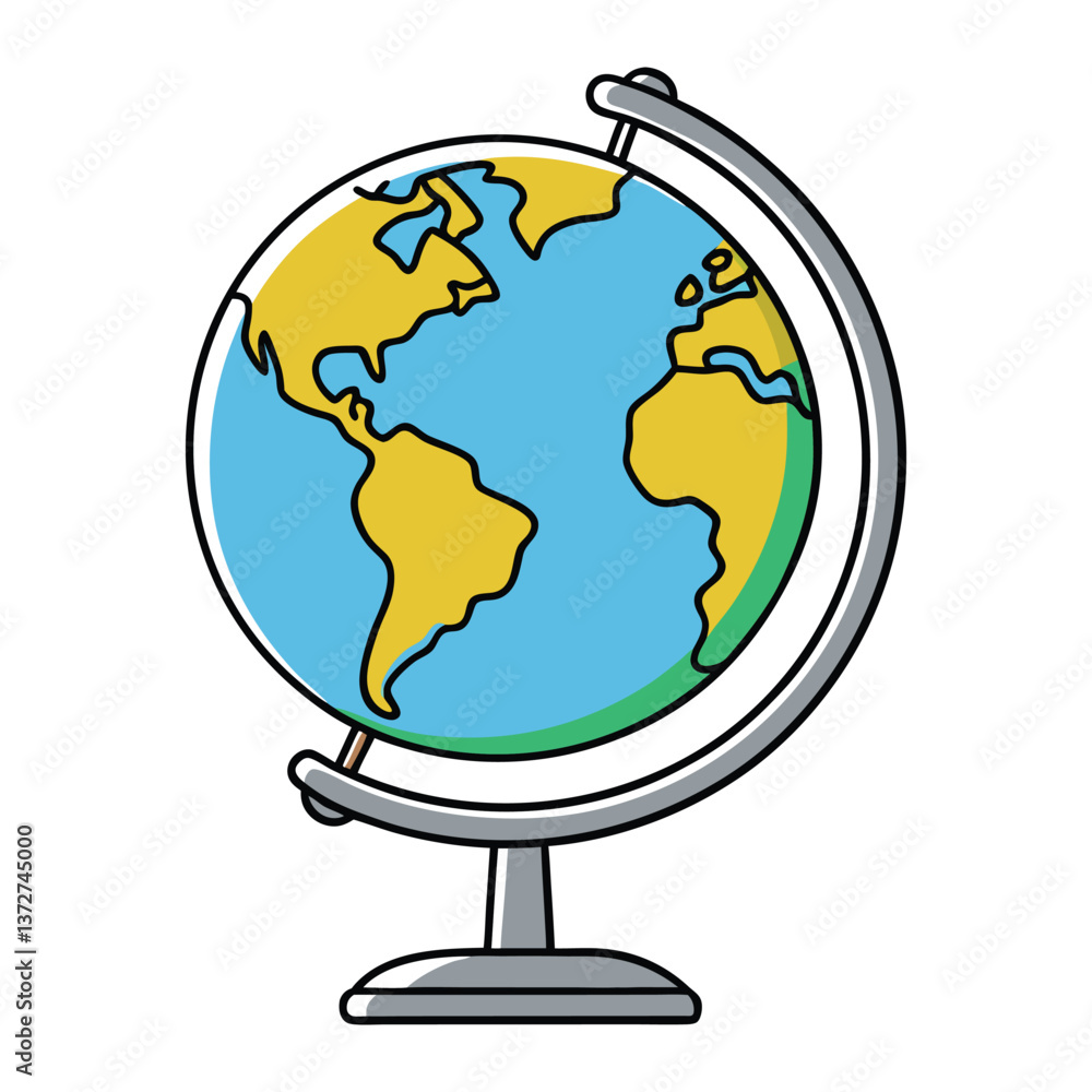 globe on white background globe on white background