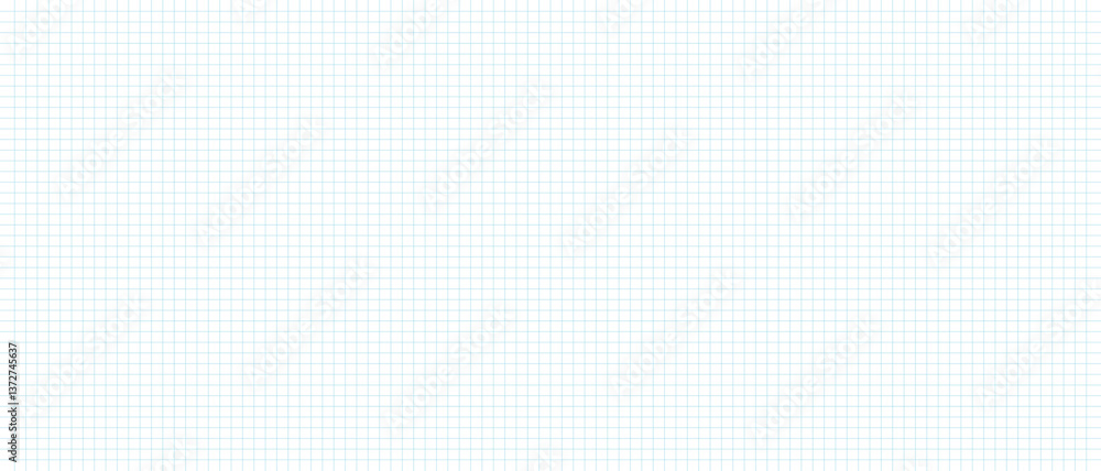 Graph notebook paper texture overlay effect design element. Lined paper background. White notebook sheet with grid banner. Graph notebook paper texture overlay effect design element. Lined paper background. White notebook sheet with grid banner.