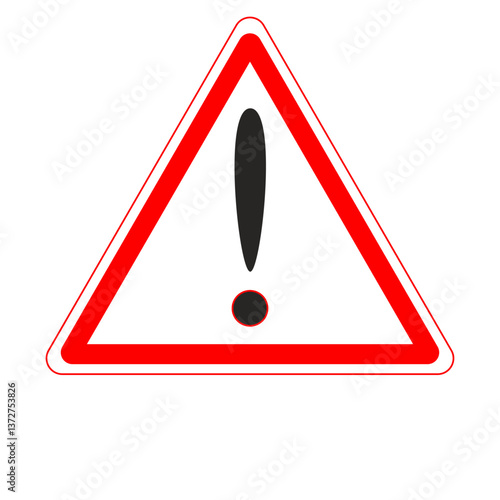 Caution alarm Red, Caution alarm set, danger sign collection, attention vector icon, yellow, red and black fatal error message element, exclamation mark of warning attention icon