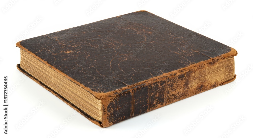 Obraz premium Antique Leather-Bound Book