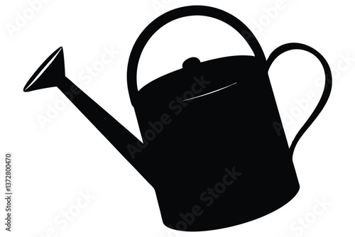 Watering can isolated vector icon. Watering Can Illustration