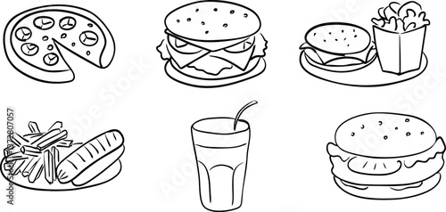 one line  fast food sat