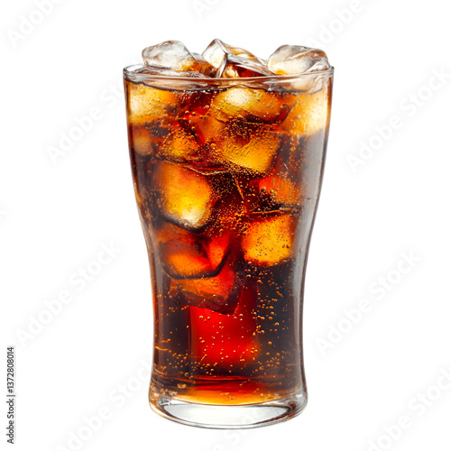 Wallpaper Mural Refreshing Iced Cola Drink in Glass Torontodigital.ca