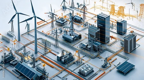 Smart Grid: A Futuristic Visualization of Energy Infrastructure