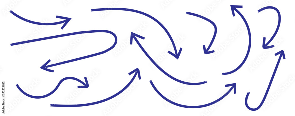Blue doodle set on white background. Hand drawn set of doodle arrow icons. doodle marker thick arrows in different directions. Blue hand drawn brush arrow set. Grunge curved arrows set. Hand drawn Blue doodle set on white background. Hand drawn set of doodle arrow icons. doodle marker thick arrows in different directions. Blue hand drawn brush arrow set. Grunge curved arrows set. Hand drawn