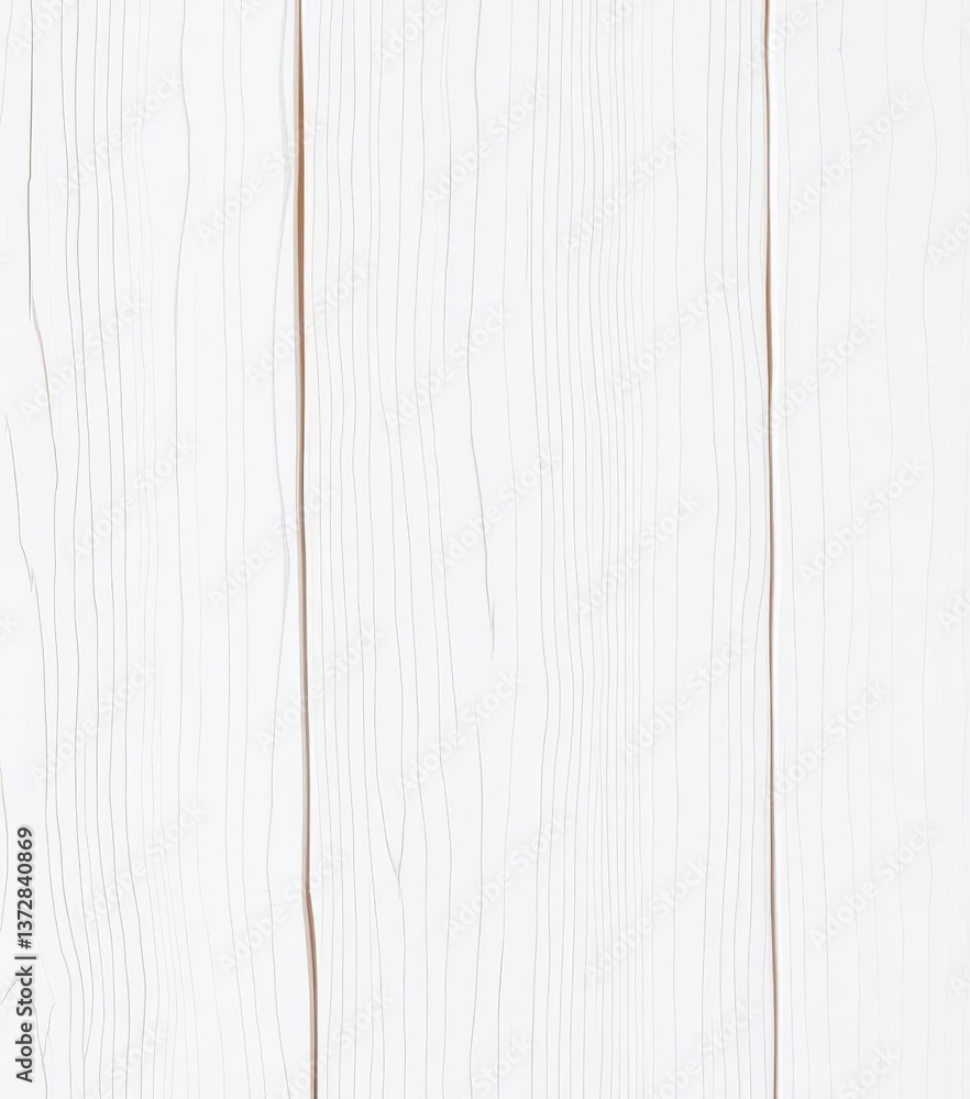 Obraz premium Clean, bright white wood grain background texture, wood planks, white background