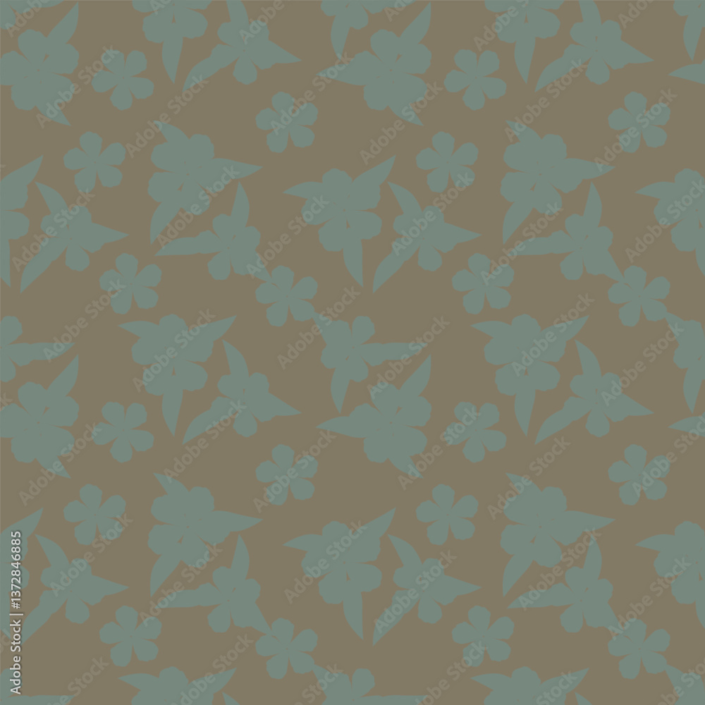 seamless pattern hibiscus flower. Modern design for gift paper, fabric, wallpaper and others seamless pattern hibiscus flower. Modern design for gift paper, fabric, wallpaper and others