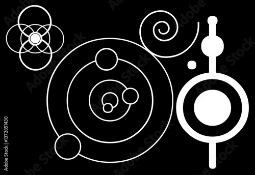 Abstract modern dynamic colors background. Grainy texture background style - stock illustration