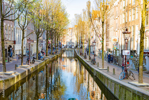Photography Amsterdam canals in Netherlands colors and lights