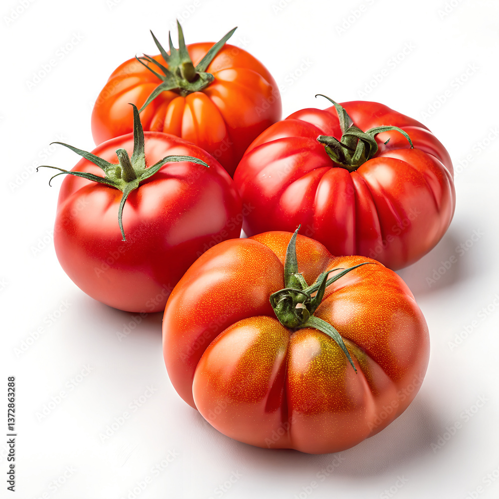 tomatoes on a white background tomatoes on a white background