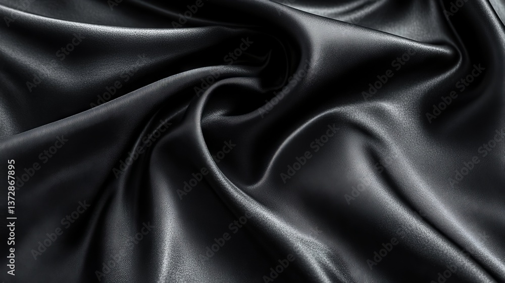 Obraz premium Sleek Black Matte Surface with Faint Grainy Texture Resembling Soft Velvet