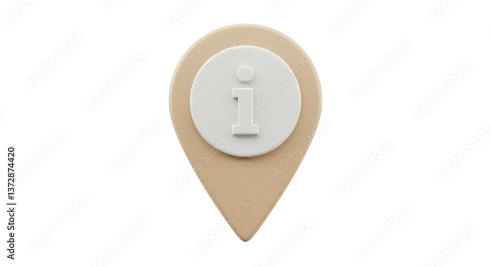 Isolated Location Pin Information Symbol Directional Guidance Isolated Location Pin Information Symbol Directional Guidance