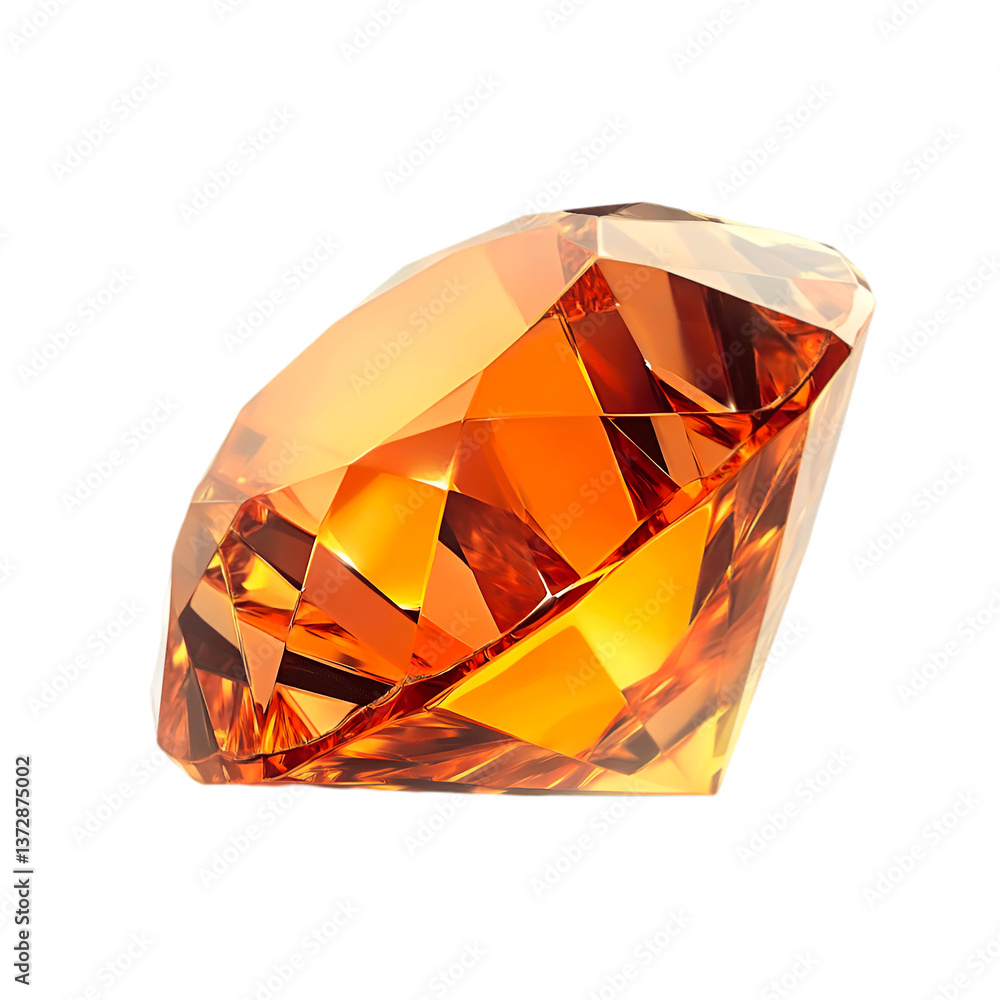 Sparkling Amber Diamond Gemstone Luxury Jewel Sparkling Amber Diamond Gemstone Luxury Jewel