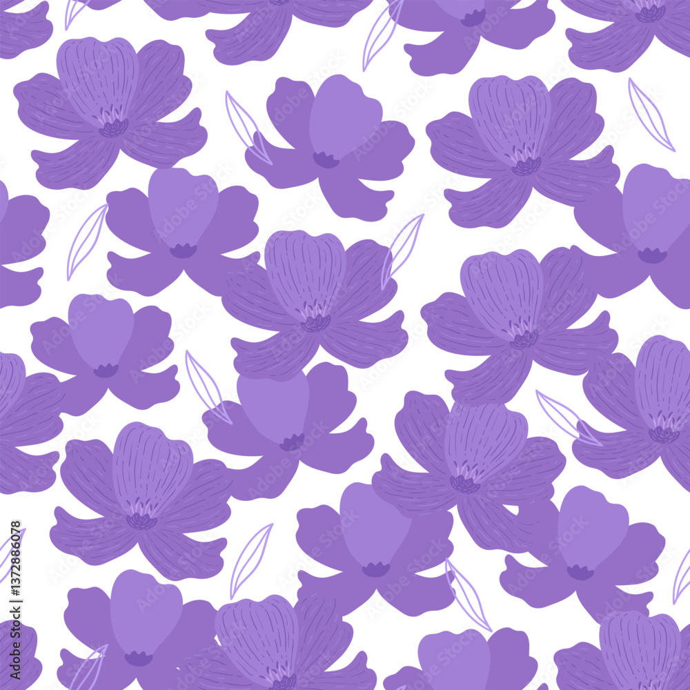 purple violets scattered on a seamless background. print with delicate summer flowers purple violets scattered on a seamless background. print with delicate summer flowers
