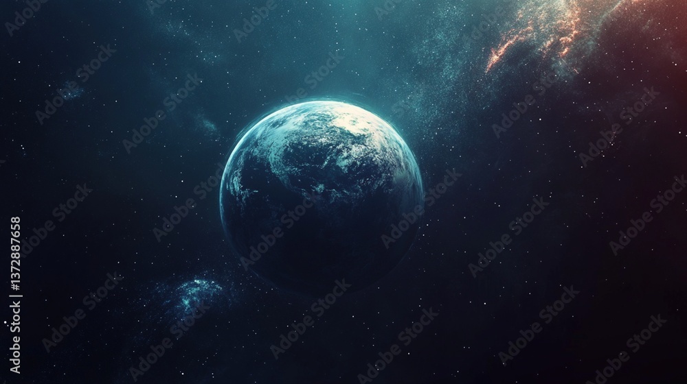 Fototapeta premium Earth in the vastness of space (8)
