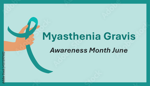Myasthenia Gravis Awareness Month in June educates about the chronic autoimmune disorder, its symptoms, and available treatments, fostering understanding and support for affected individuals.