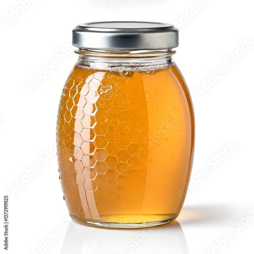 honey in glass jar