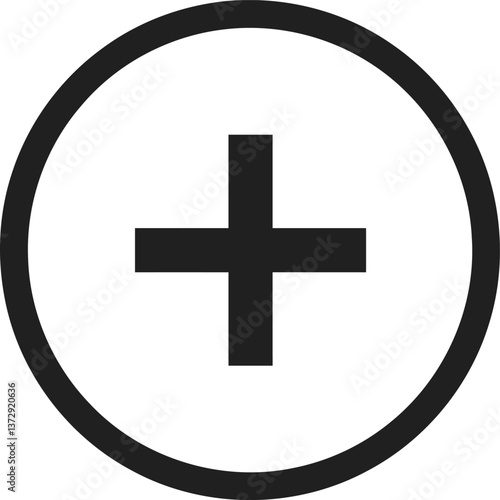 Add Plus Sign Create New Increase Positive Symbol