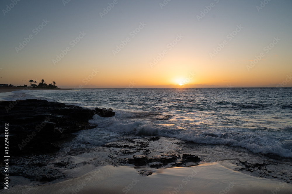 sunrise over the sea sunrise over the sea
