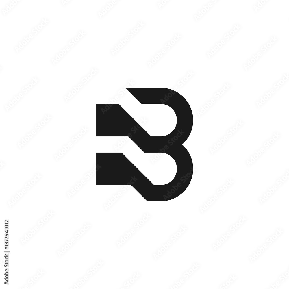 letter B logo letter B logo