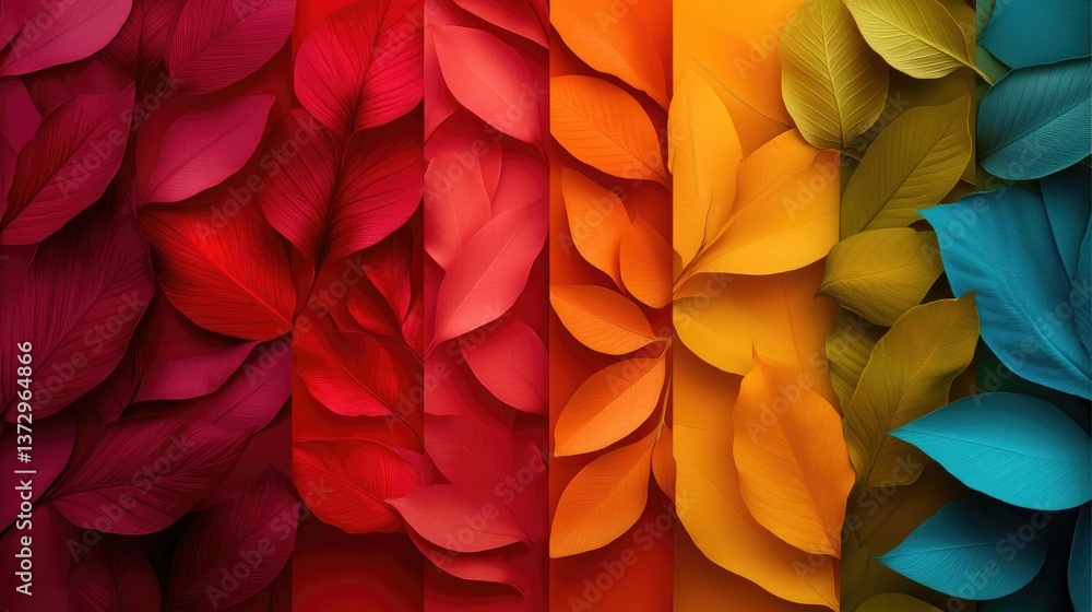A jungle of radiant, shifting colors that change with the rhythm of the wind A jungle of radiant, shifting colors that change with the rhythm of the wind