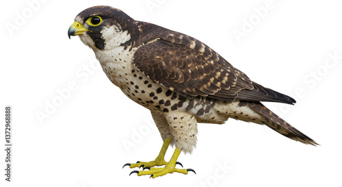 Photos Isolated Peregrine Falcon Standing