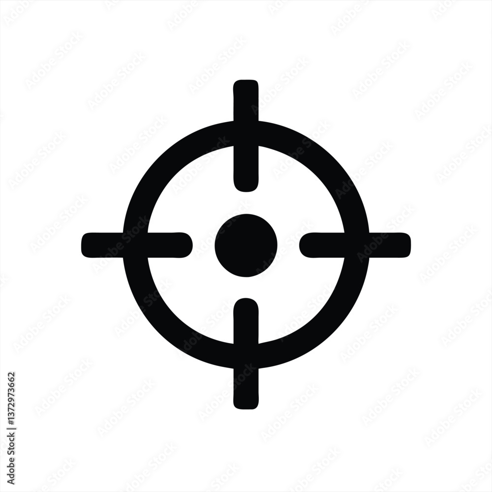 Target symbol for focus and precision in design Target symbol for focus and precision in design