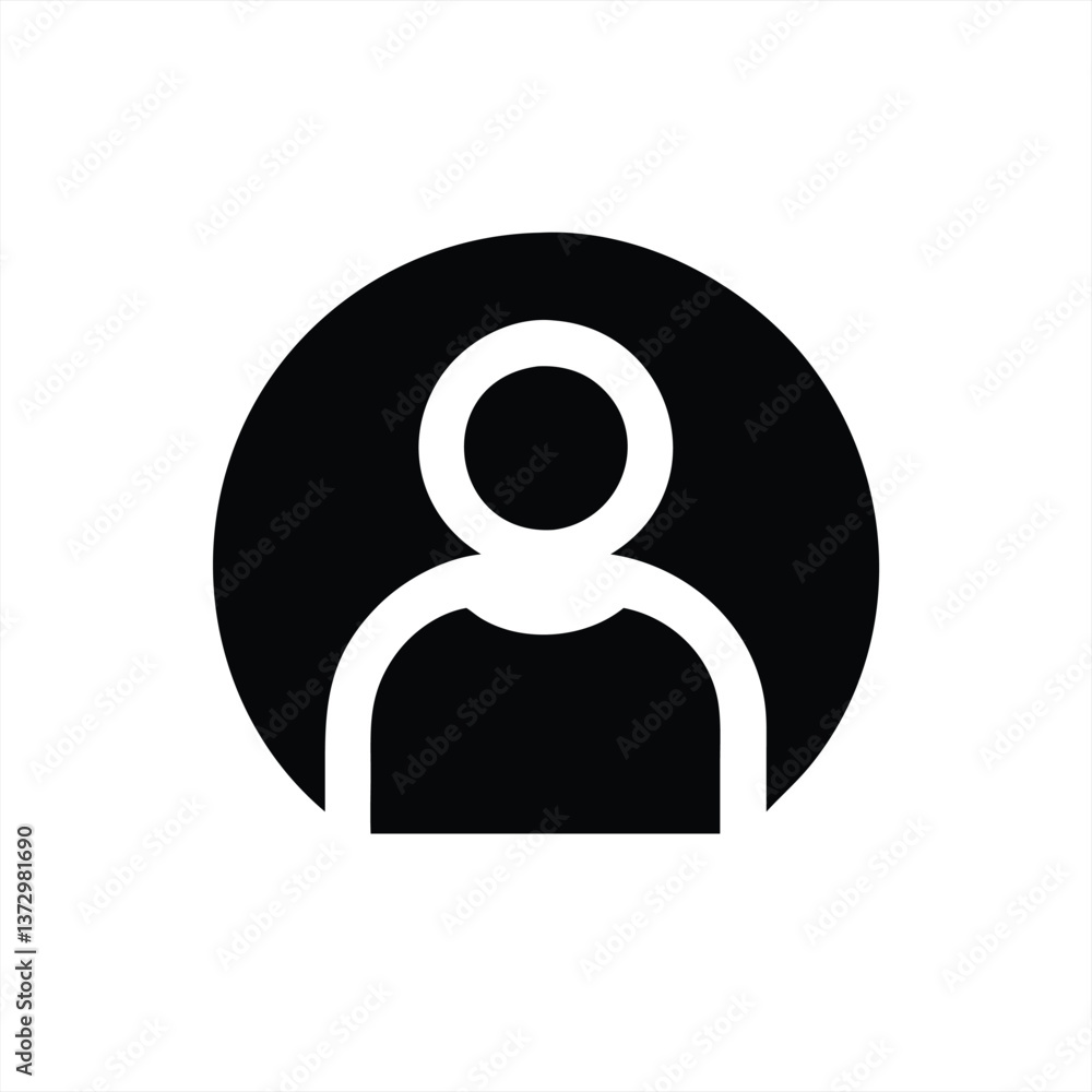 Vector illustration of a simple human figure in a minimalistic style Vector illustration of a simple human figure in a minimalistic style