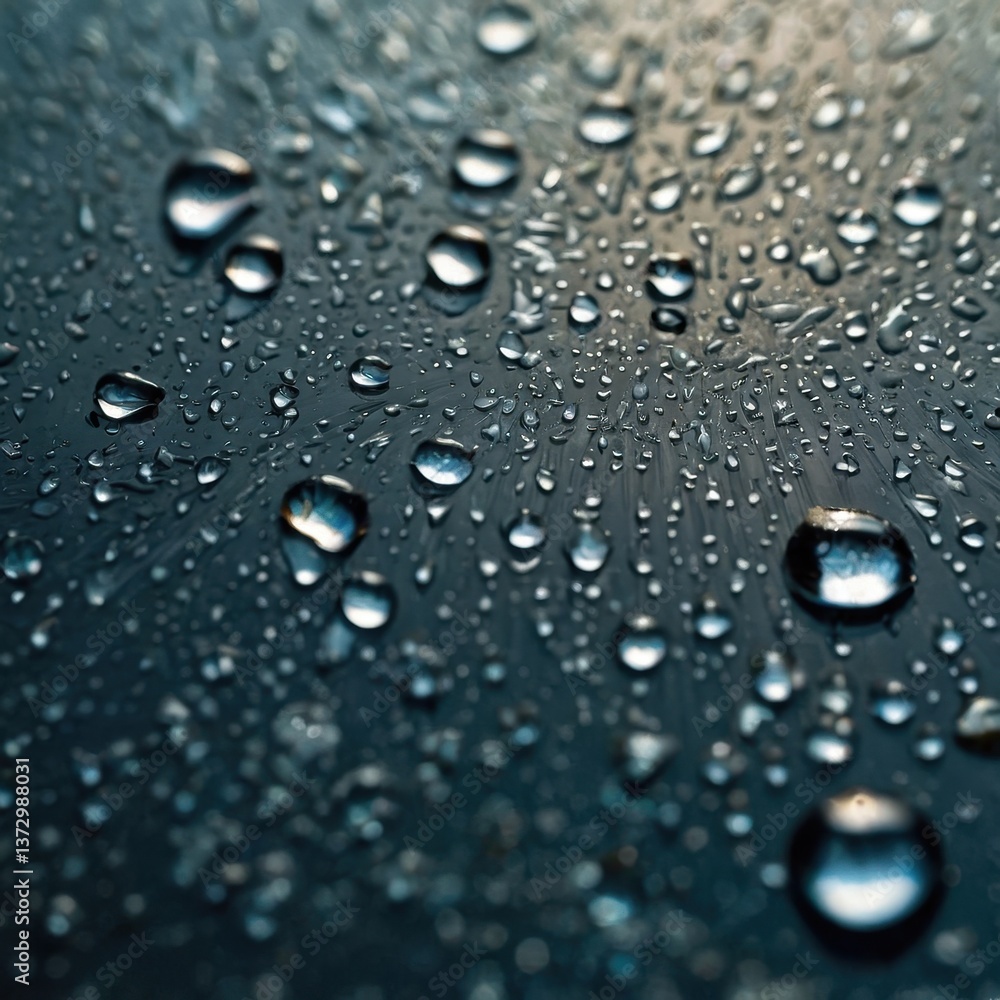 Realistic close-up texture of water droplets scattered on a smooth glass surface. Realistic close-up texture of water droplets scattered on a smooth glass surface.
