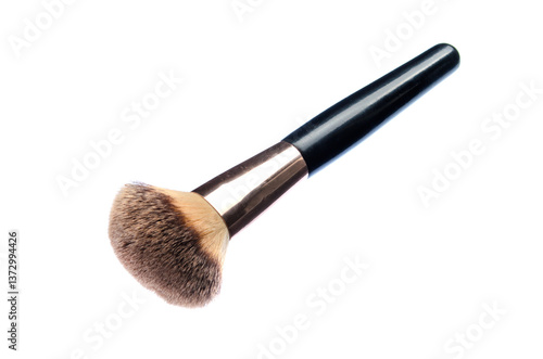 Obraz na płótnie Makeup Brush Isolated on White Background w salonie