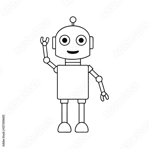 funny cartoon android coloring book