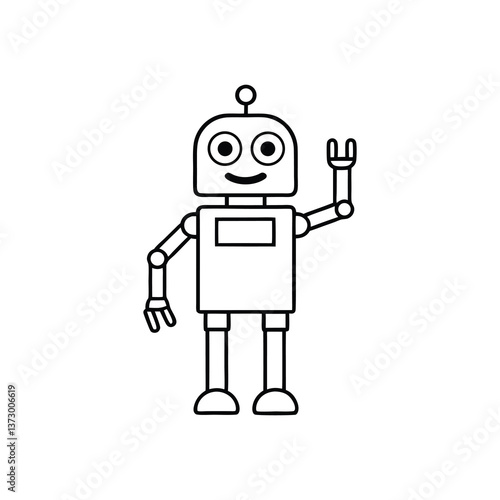 funny cartoon android coloring book