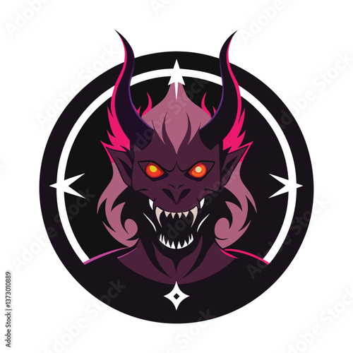 devil head mascot