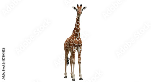 Isolated Giraffe