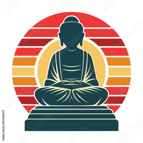 buddha statue silhouette