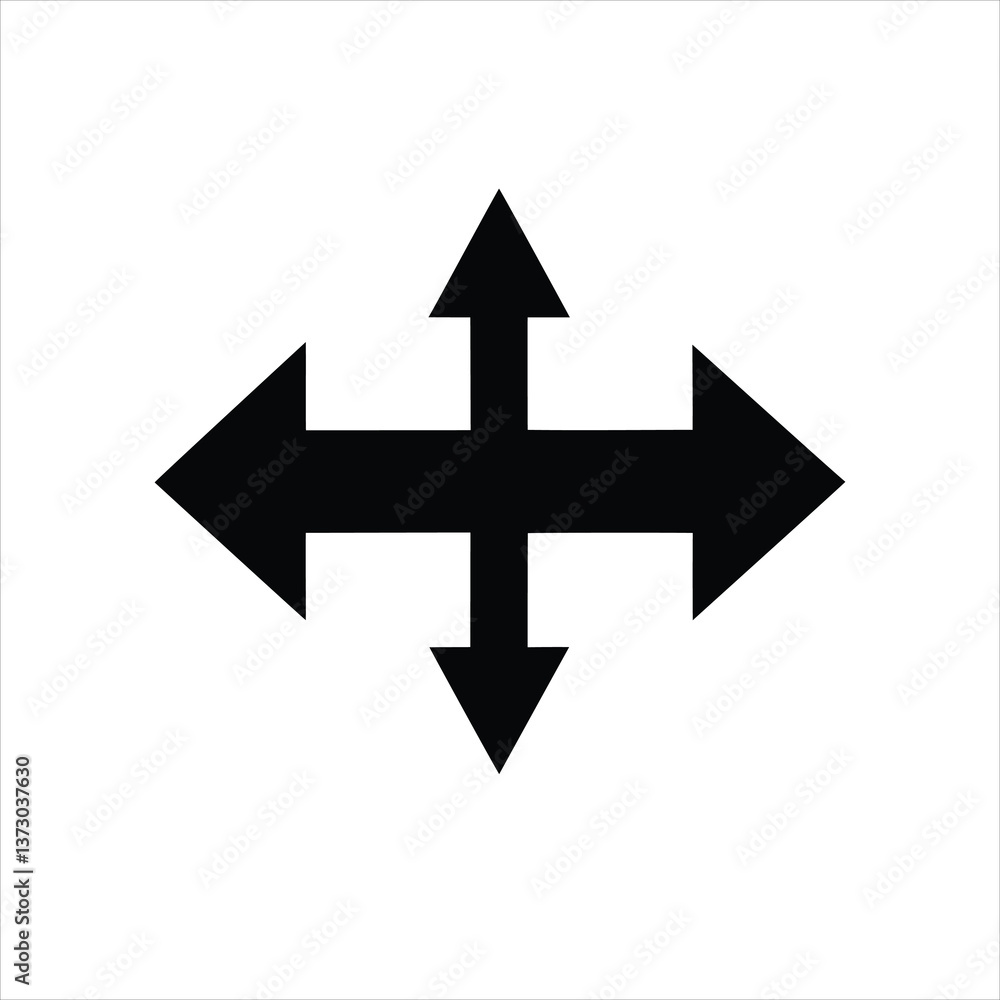 Enlarge Arrow Silhouette Minimalist Vector Design Enlarge Arrow Silhouette Minimalist Vector Design
