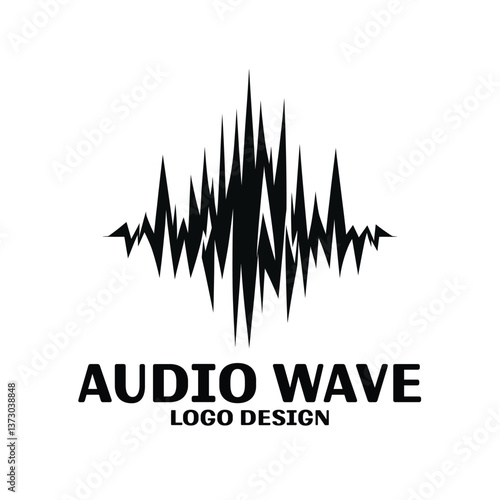 Audio Wave Vector Logo Design